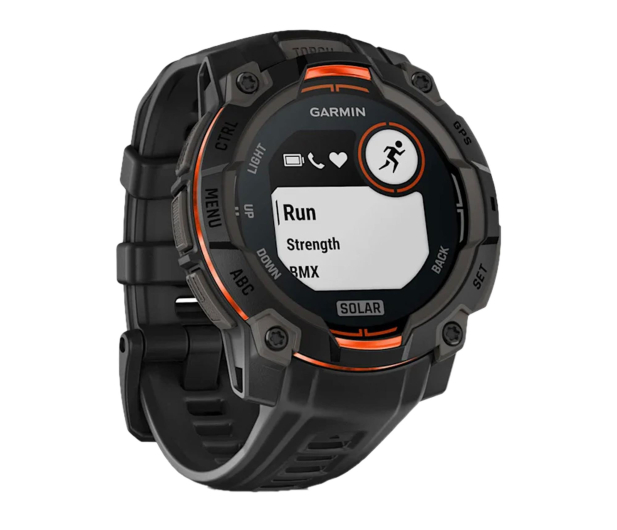 Garmin Instinct 3 Solar 45mm Black - 1516745 - zdjęcie 3
